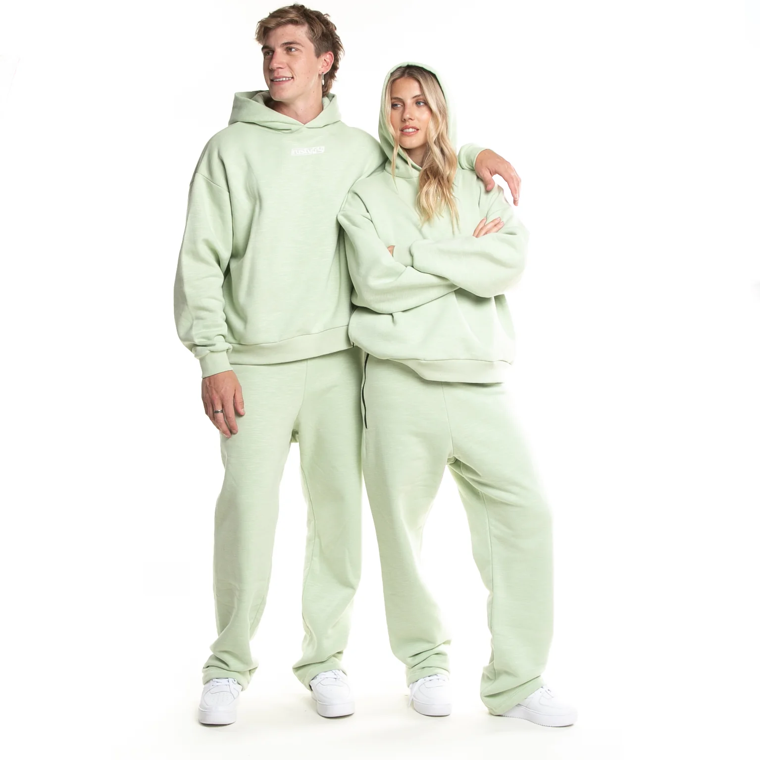 Jogging Leiden Unisex Celadon Green - Image 8