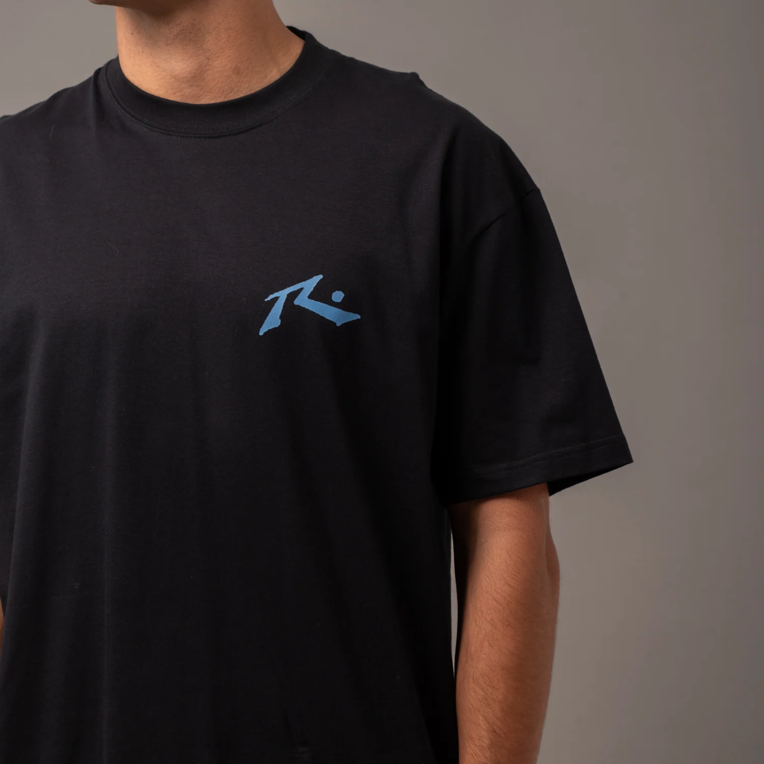 Remera Competition X Black/Atlantic Blue - Image 4