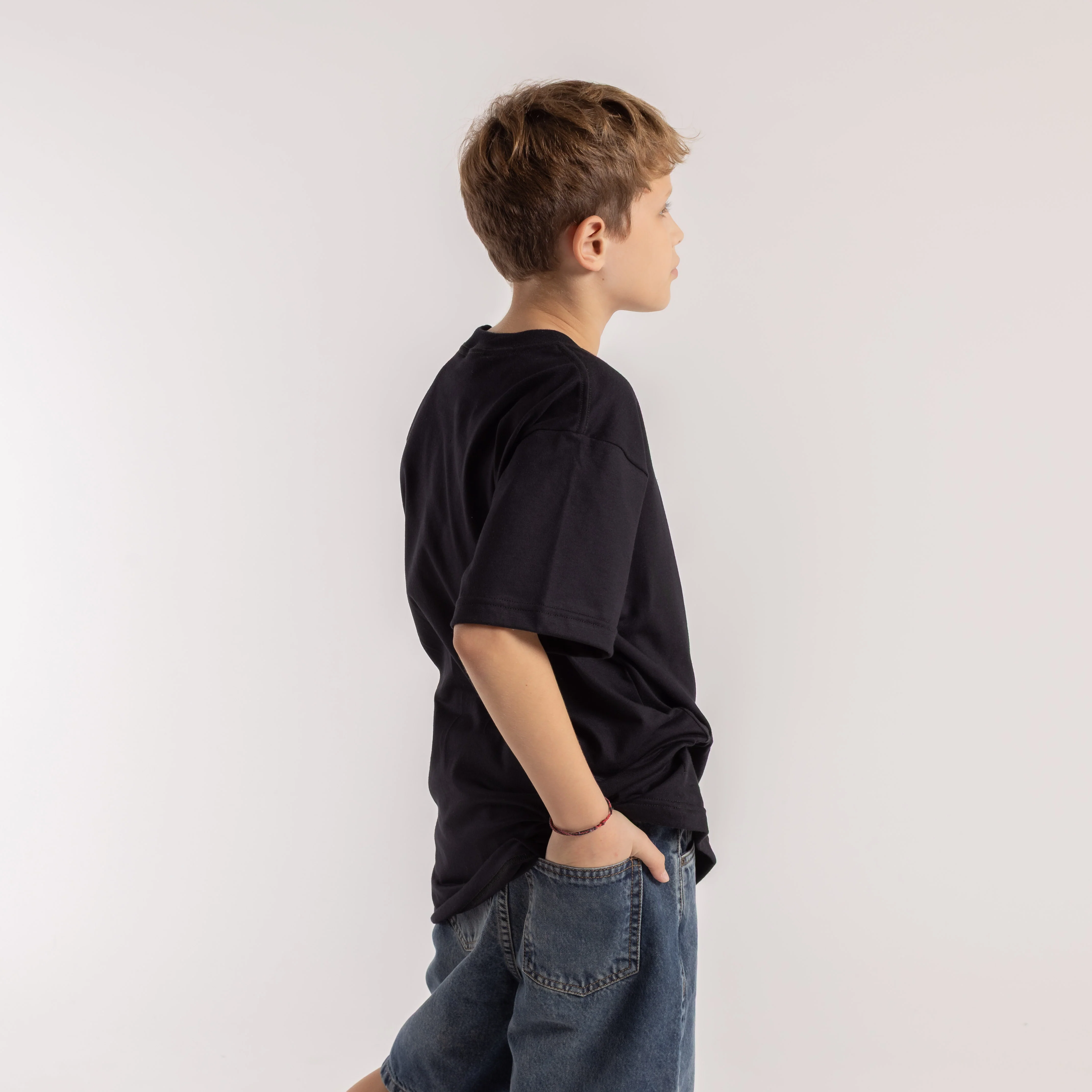 Remera Comp Revolution Junior Black/Shadow Army - Image 3