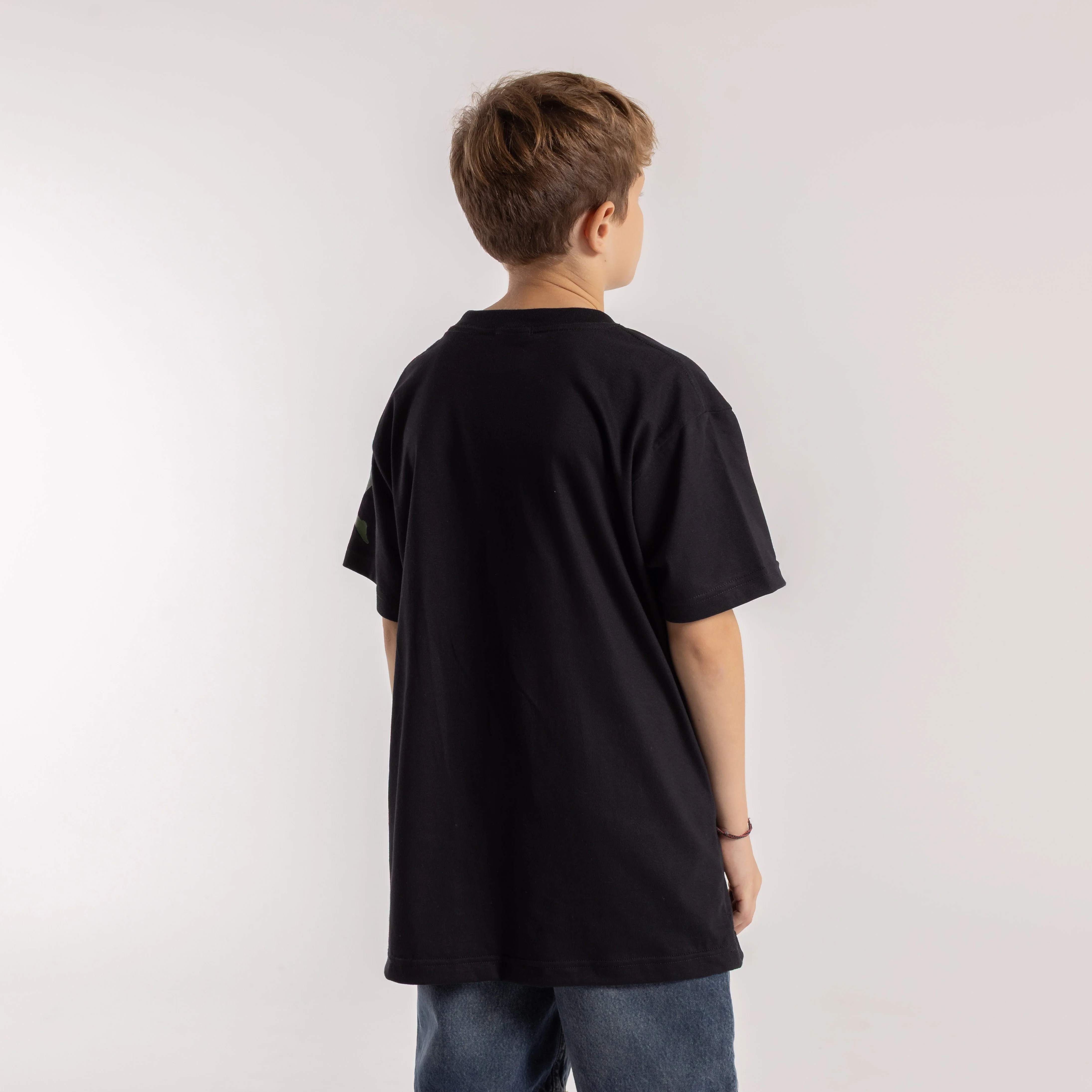 Remera Comp Revolution Junior Black/Shadow Army - Image 4