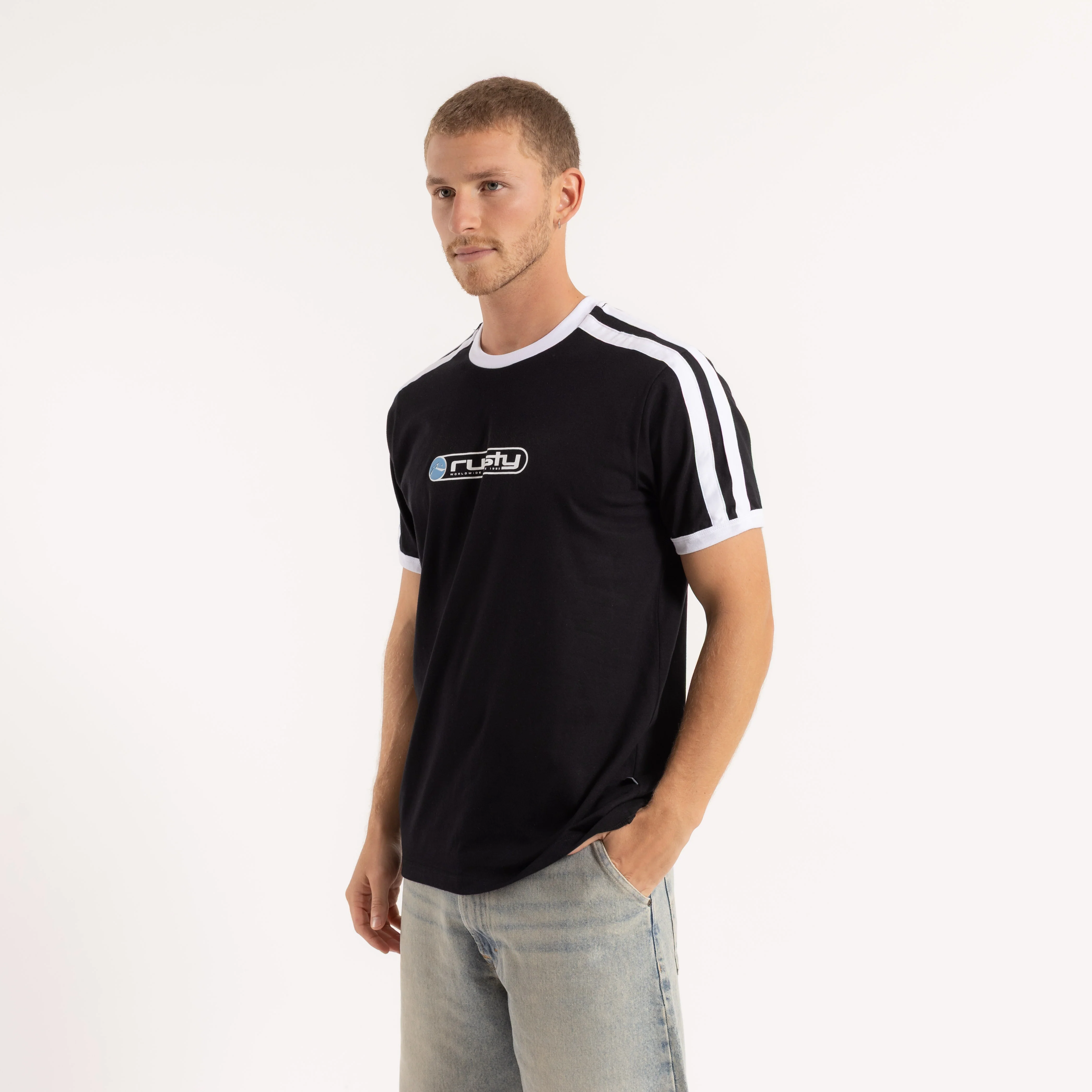 Remera Poppa Black/White - Image 3