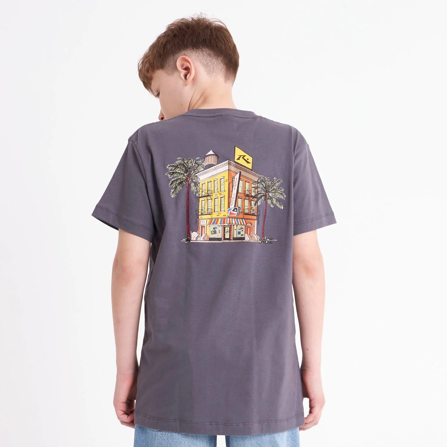 Remera New Shop Junior Dark Grey - Image 3