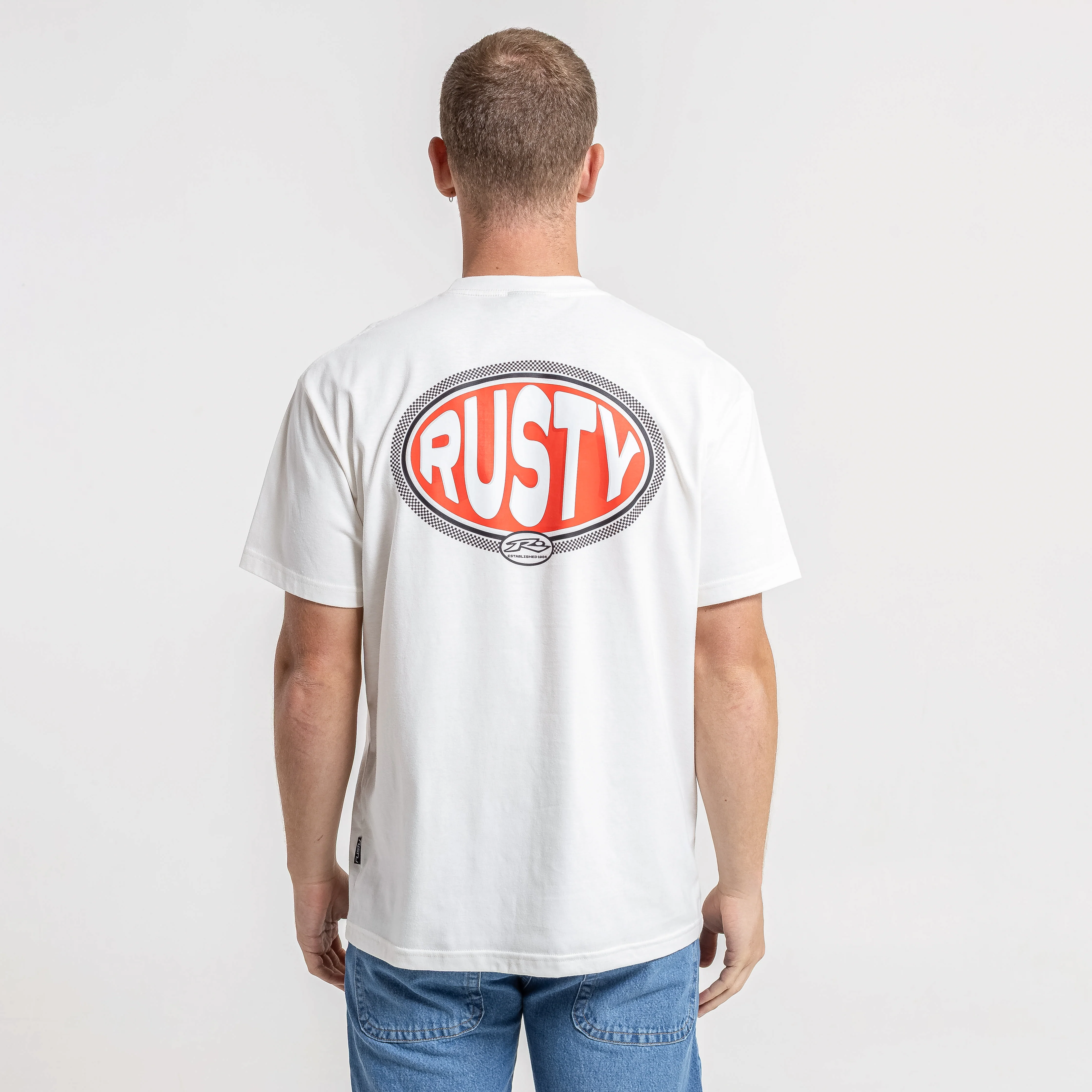 Remera Highway 405 Superbig Ecru - Image 4