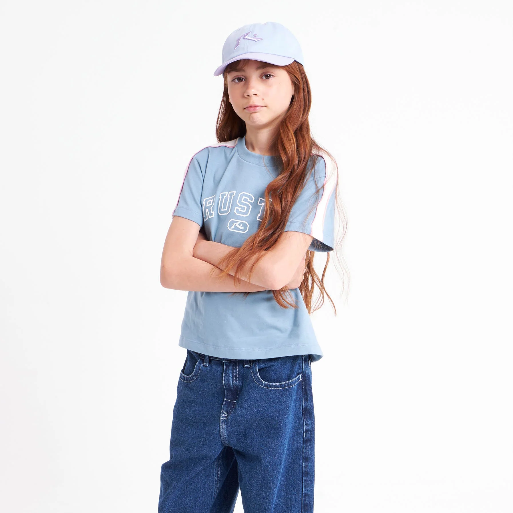 Remera Glacier Team Varsity Standard Girls Glacier Lake - Image 4