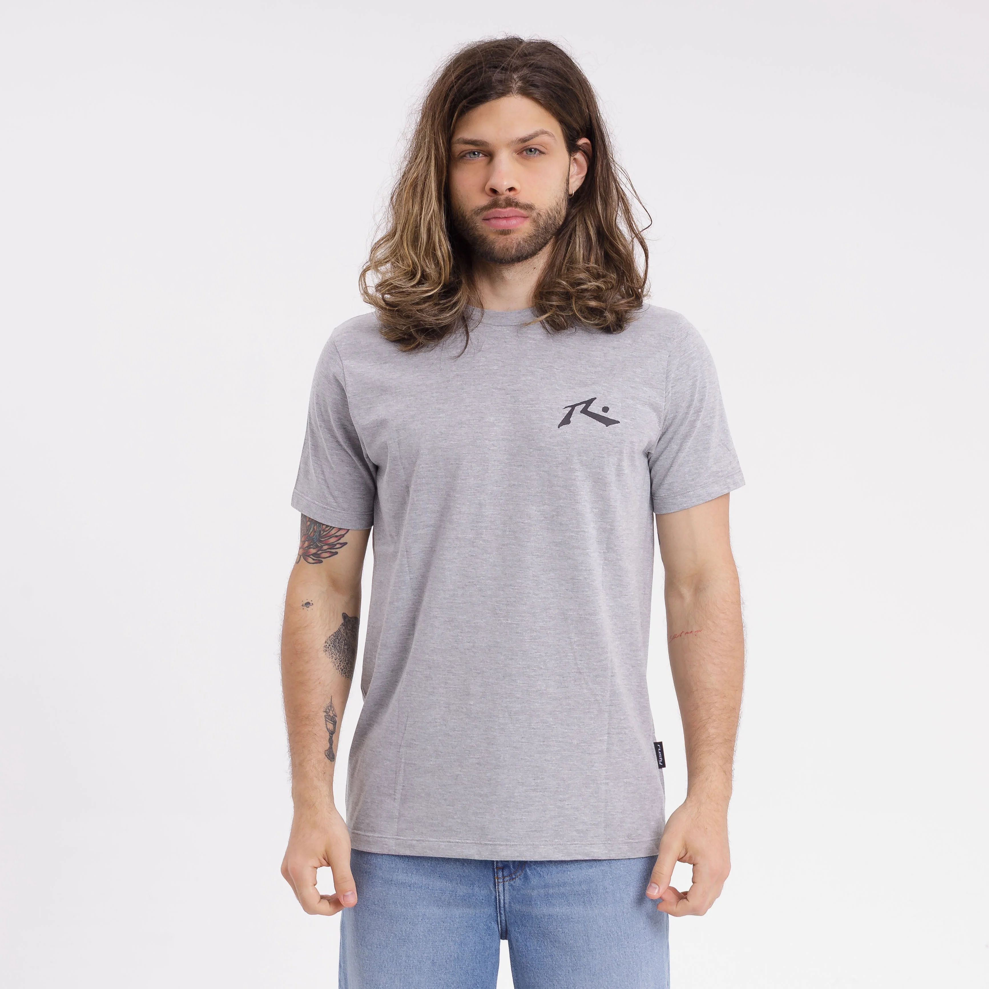 Remera Competition Grey Marle/Black - Image 3