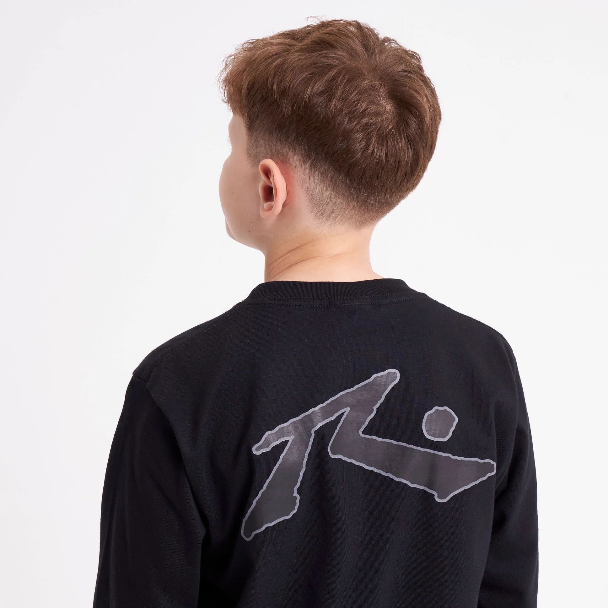 Remera Competition 2.0 Junior Black/Black - Image 3