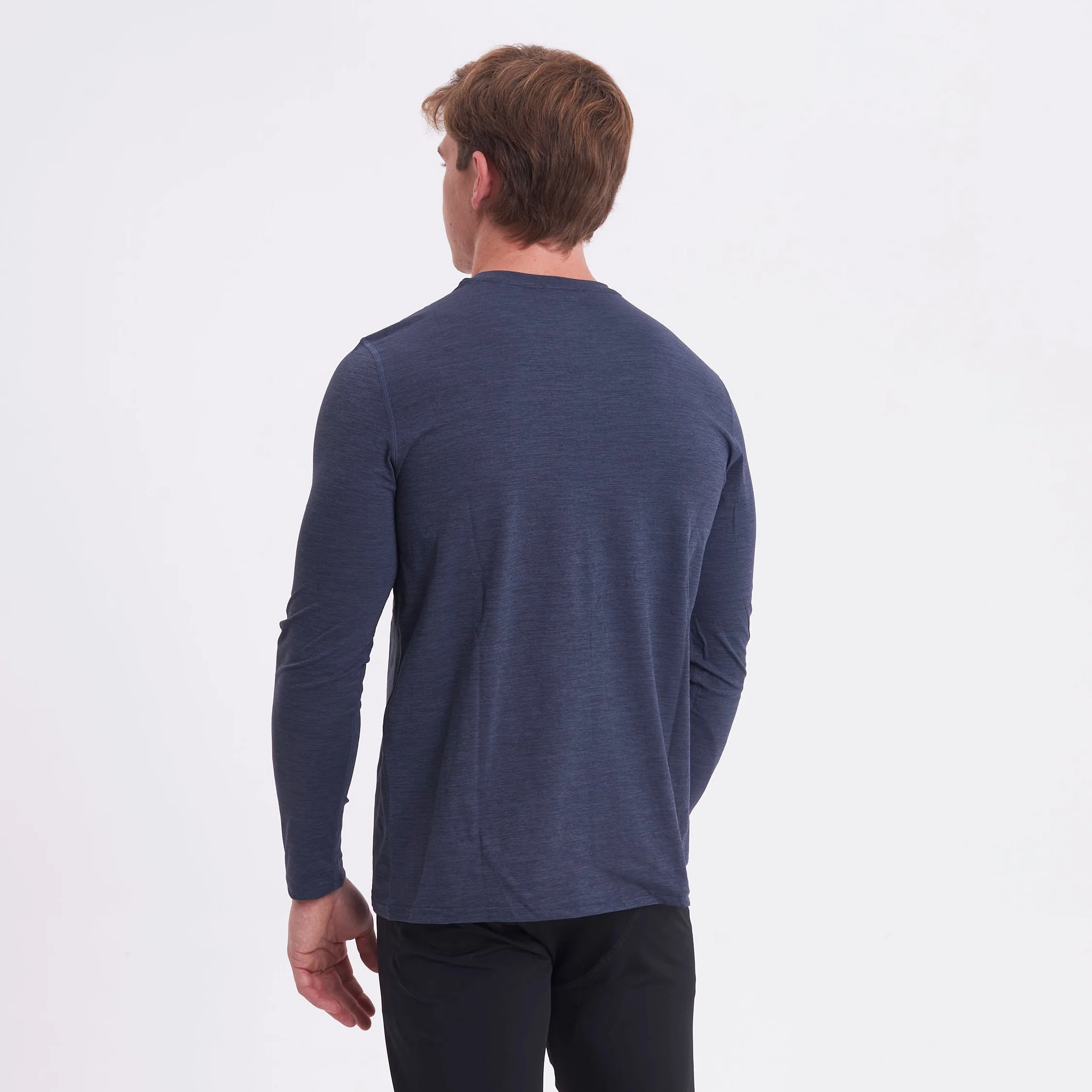 Remera Rusty Booser Baselayer Ls Black Marle - Image 5