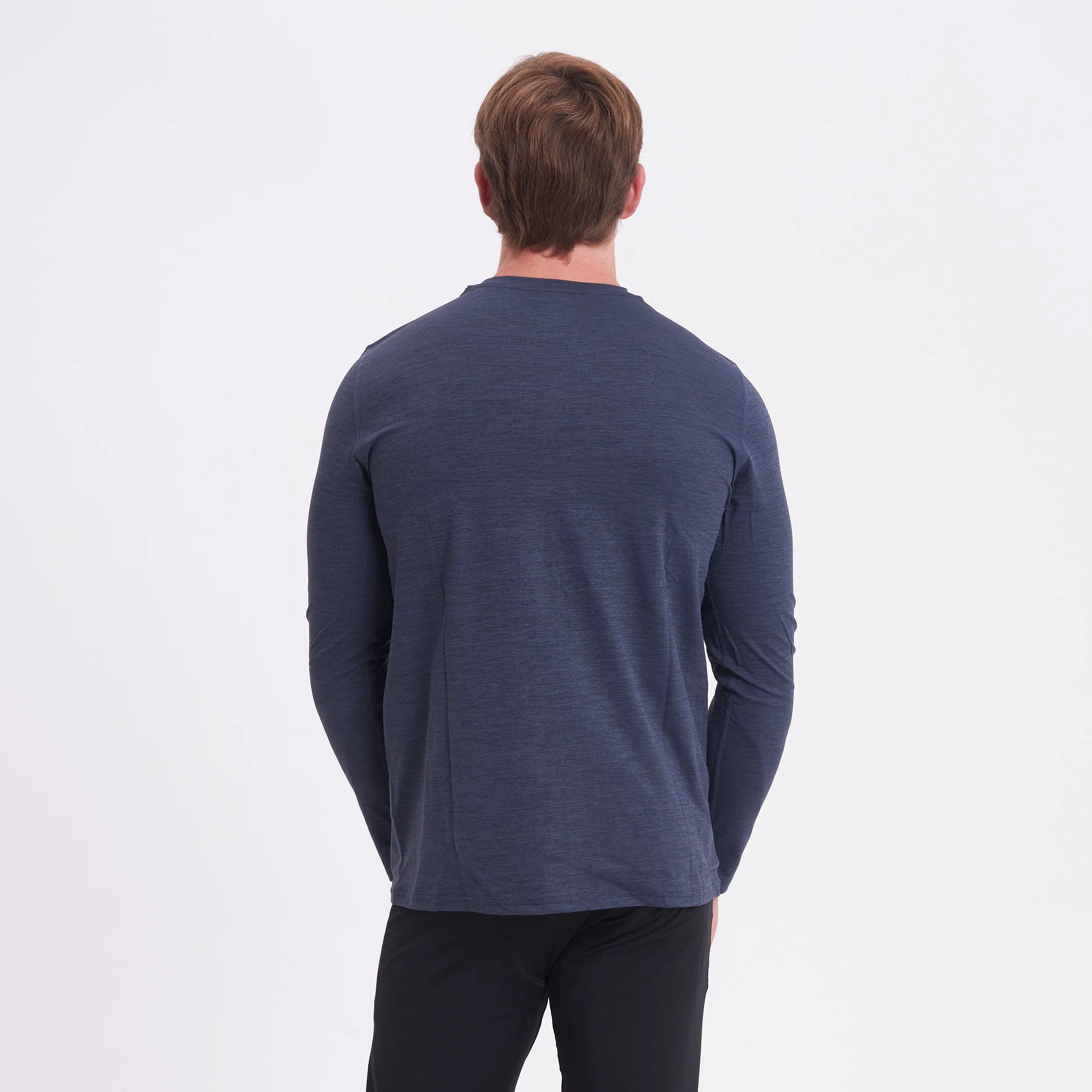 Remera Rusty Booser Baselayer Ls Black Marle - Image 6