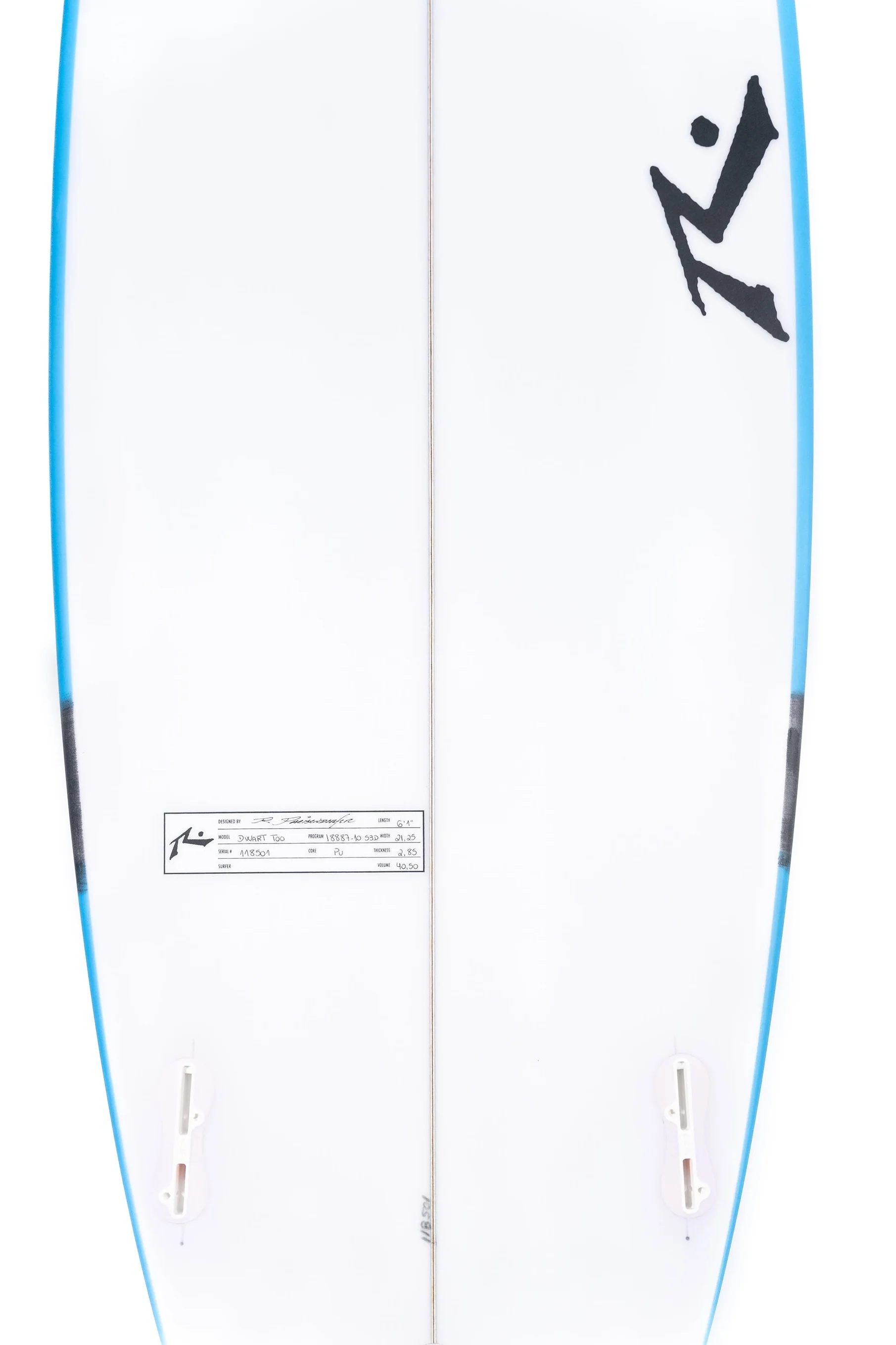 Surfboard Rusty Dwart Too 6' 1" FCS - Image 3