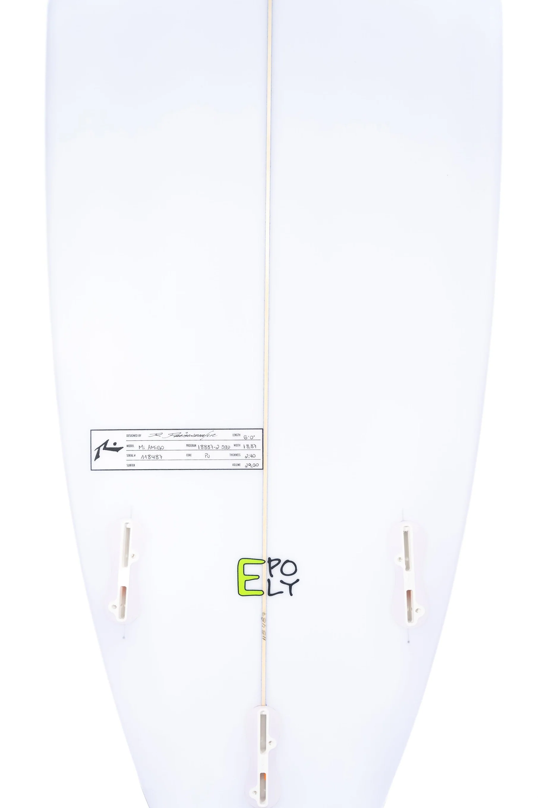 Surfboard Rusty Mi Amigo 6' 0" - Image 3