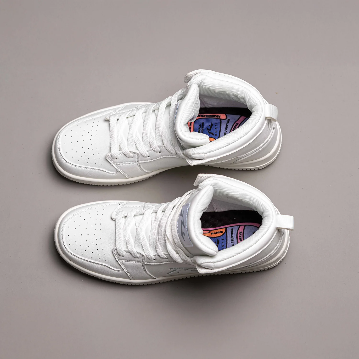 Zapatillas Rusty Melompat Boots Ultra White - Image 4